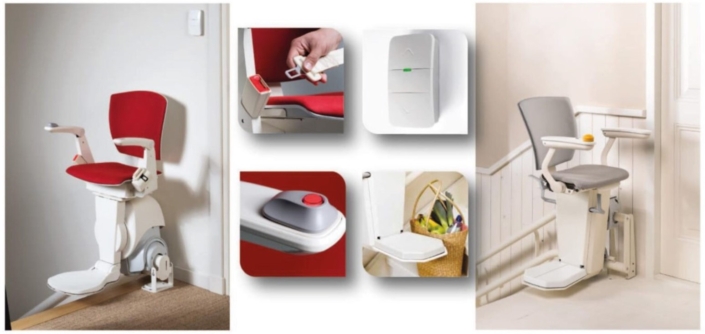 Soluciones de accesibilidad Productos salvaescaleras silla interior